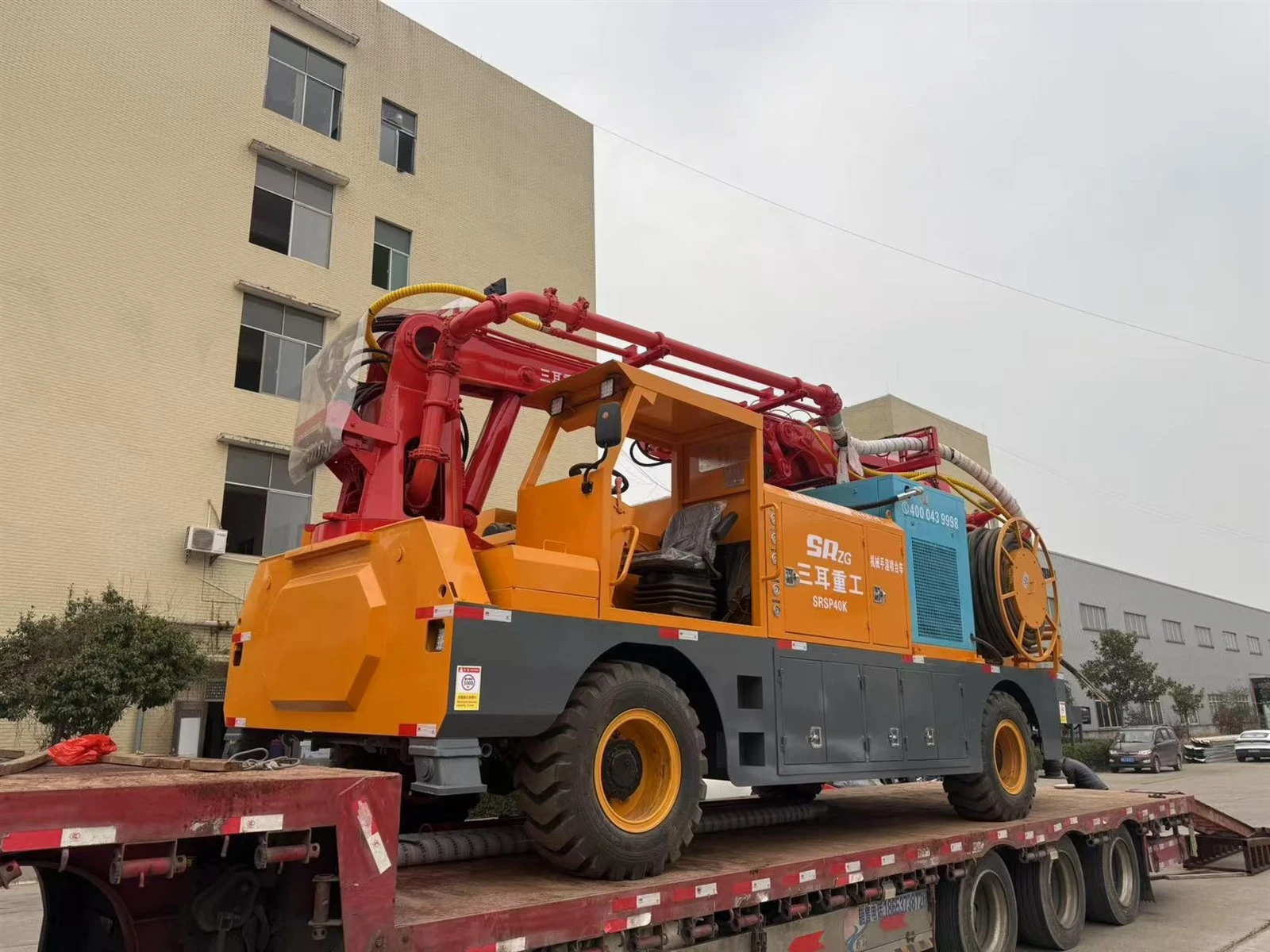 Wet shotcrete machine with 75kw air compressor 6 Wet shotcrete machine with 75kw air compressor 6